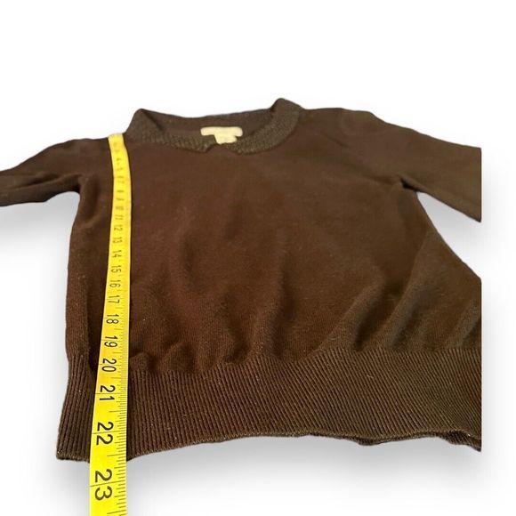 H&M Women’s Beaded Peter Pan Collar Lightweight Holiday Sweater Black XS - Picture 6 of 7